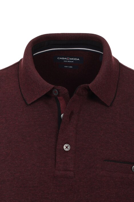 Polo-Shirt Langarm uni