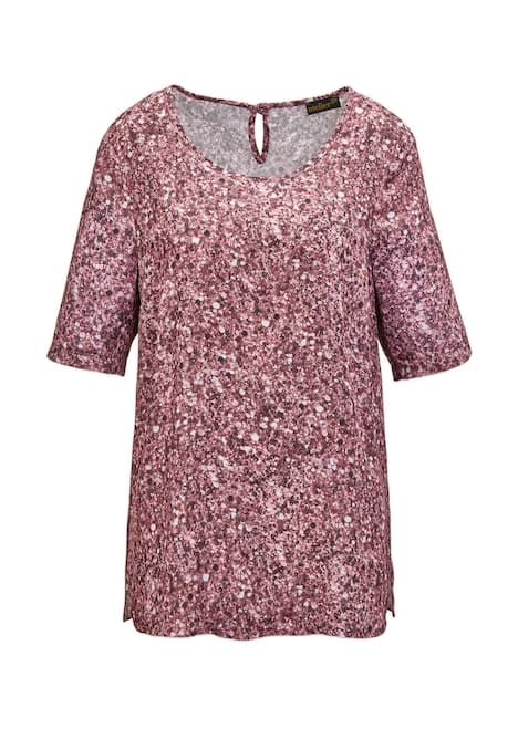 GOLDNER Blouse met print Chiffon blouse met een kleurrijke print