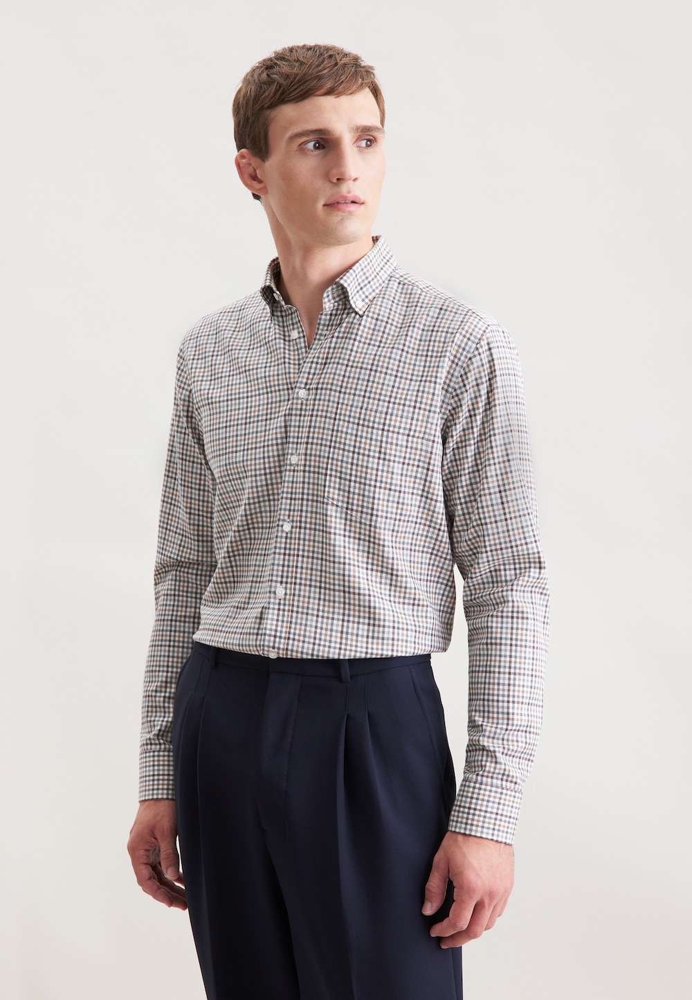 Herren Flanellhemd - Karo