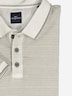 Herren Polo-Shirt strukturiert , Braunbeige