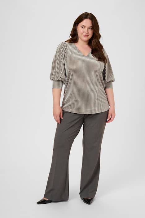 Langarm-Bluse Regular fit