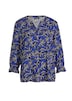Elegante Printbluse mit Rundhalsausschnitt