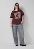 Baumwollshirt mit Frontprint