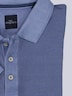 Herren Poloshirt aus Baumwolle mit Farbeffekt , Brilliantblau