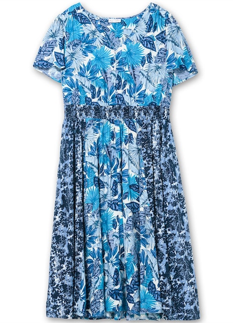 Kleid Kurzarm Print