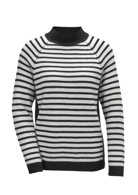 Kasjmier trui met strepen