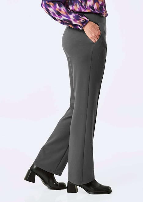 Weite Stoffhose VERA mit Biesen