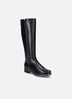 Damen Stiefel Chiara 01, schwarz-gold