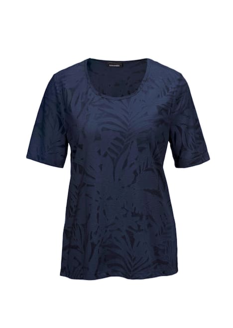 T-Shirt mit Ausbrenneroptik