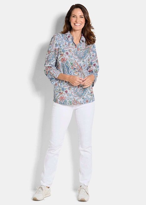 Bedrukte blouse met paisleypatroon