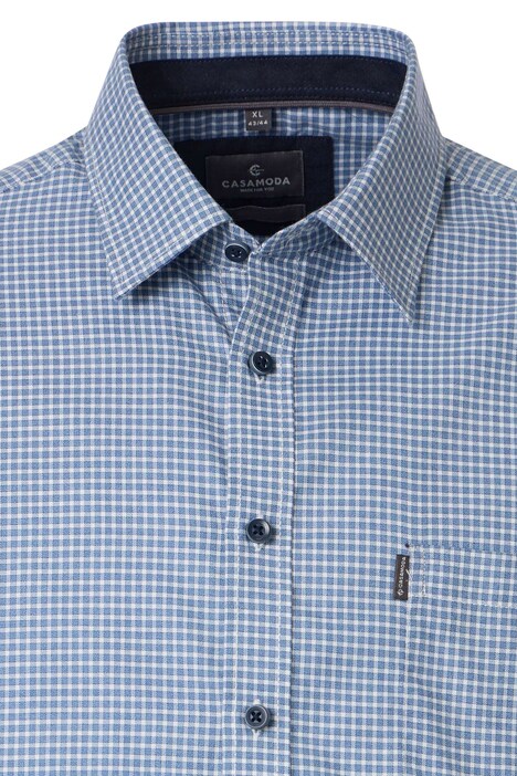 Freizeithemd Langarm Print Comfort Fit