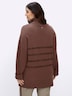 Rollkragen-Pullover Rollkragenpullover mit Pailletten-Streifen Langarm Rollkragen