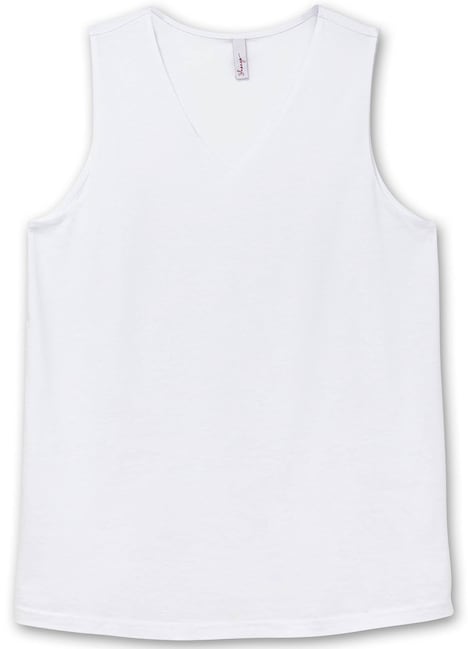 Tanktop Ärmellos Uni Ohne Kragen
