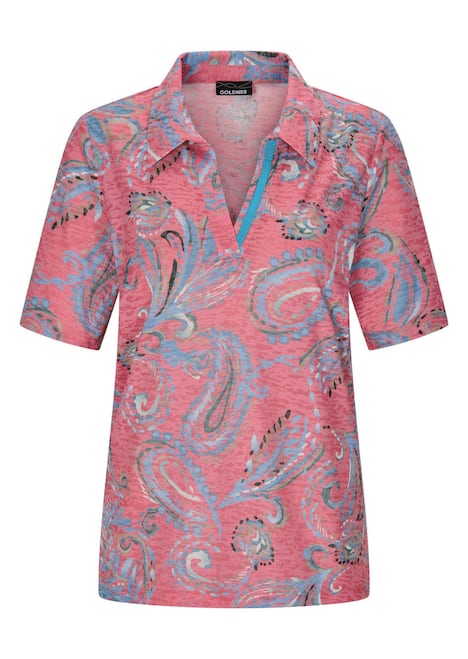 Blusenshirt mit Paisley-Muster