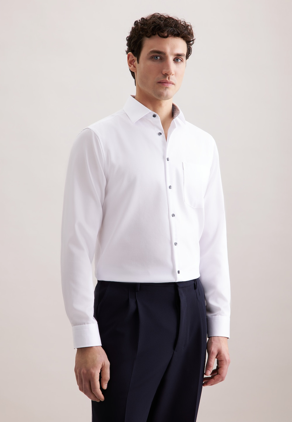 Herren Business Hemd - Uni