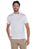 Herren T-Shirt uni , Reinweiss