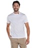 Herren T-Shirt uni , Reinweiss