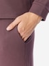 Schiesser Damen Schlafanzug Selected Premium Warming kakaobraun