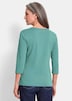 Basic shirt met boothals