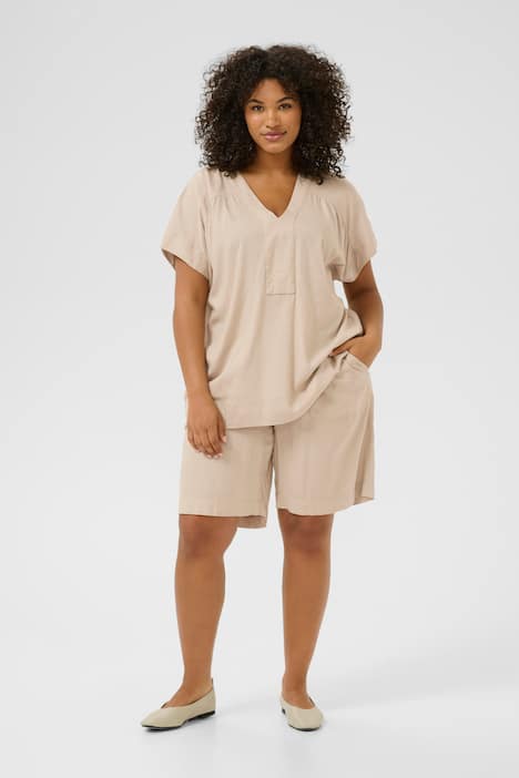 Kurzarm-Bluse Loose fit