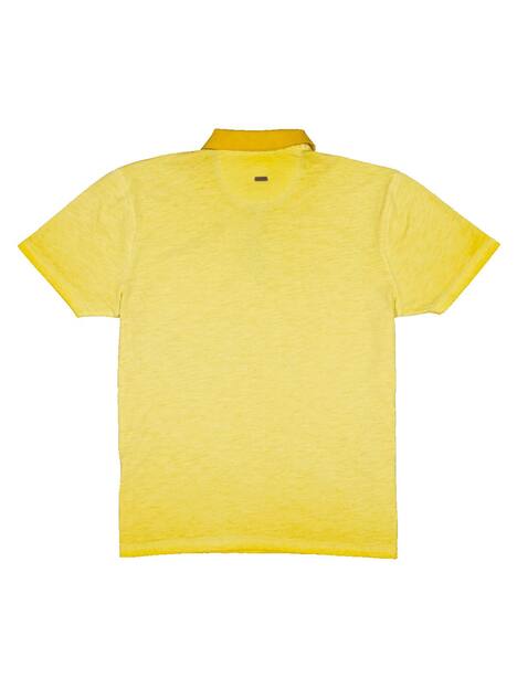 engbers Herren Polo-Shirt leicht meliert , Zitronengelb