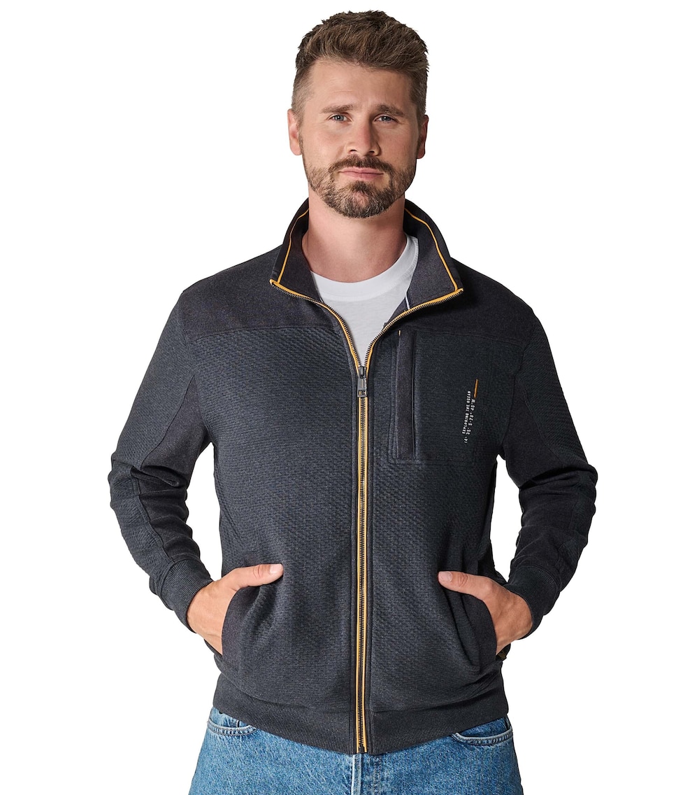 Sweatjacke uni