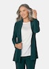 Leichte Shirtjacke lila mit Stretch