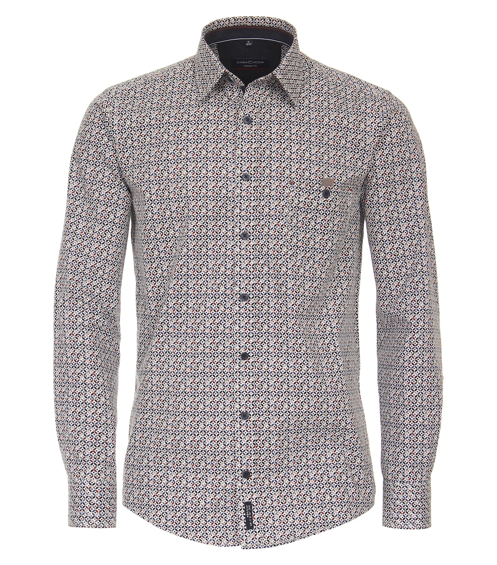 Freizeithemd Print Casual Fit