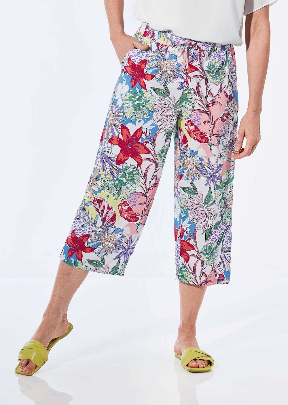 Palazzo-Hose in Culotte-Form
