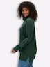 Pullover Rollkragenpullover im Rippstrickmuster Langarm Rollkragen