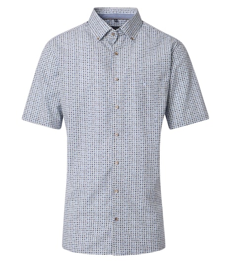 CASAMODA Businesshemd Kurzarm Print Comfort Fit