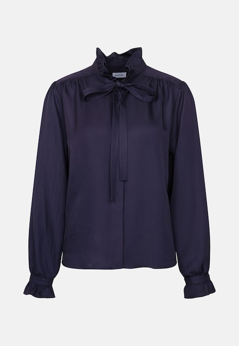 Damen Ausgestellte Bluse - Uni