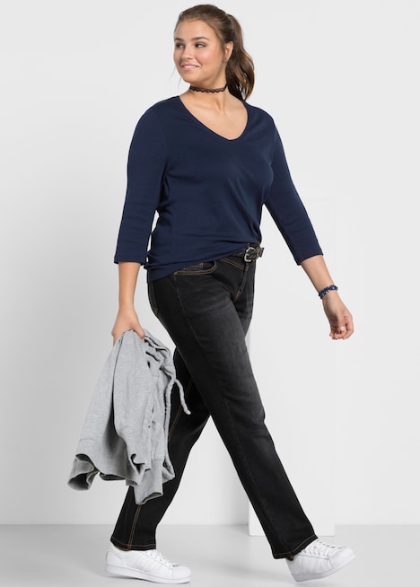 Stretch-Jeans Uni
