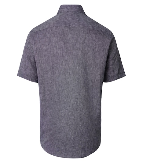 Leinenhemd kurzarm uni Casual Fit