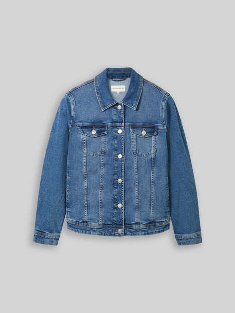 Jeansjacke mit Bio-Baumwolle