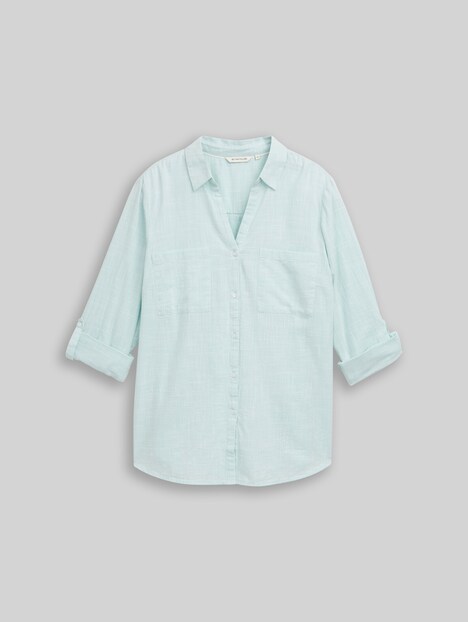 Bluse mit Brusttaschen