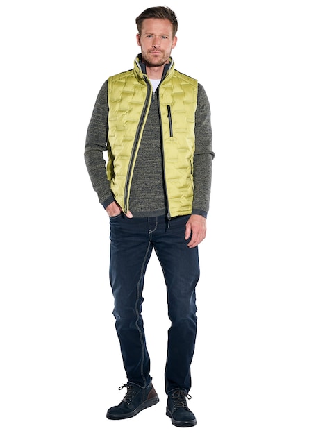 Herren Weste , Gelb