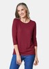 GOLDNER Shirt Veelzijdig te combineren shirt met 3/4-mouwen