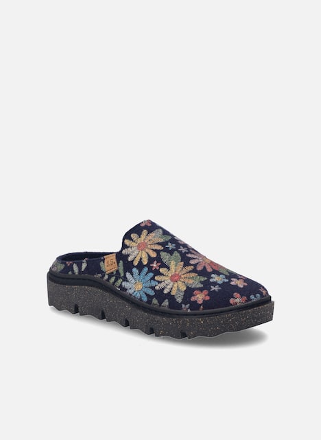 Damen Hausschuh Carmaux 01, ocean-multi