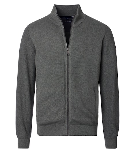 Strickjacke uni Basic Knitwear