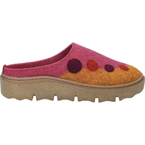 Damen Hausschuh Carmaux 04, orange-multi