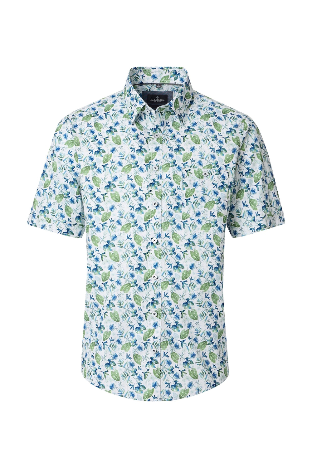 Freizeithemd Kurzarm Print Casual Fit
