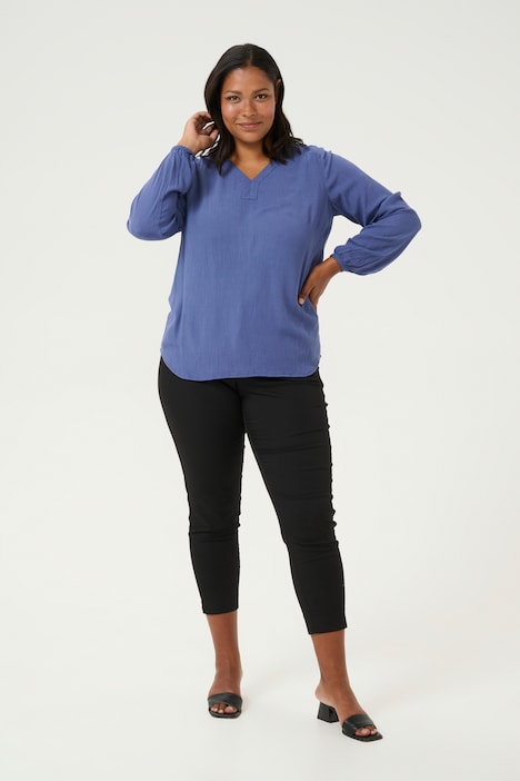 Langarm-Bluse Regular fit