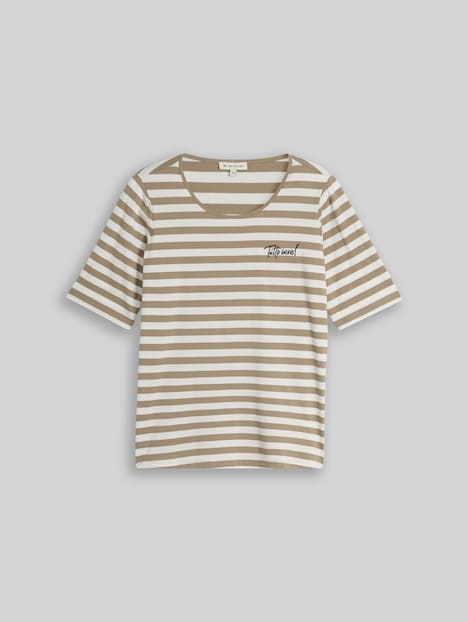 T-Shirt mit Stickerei