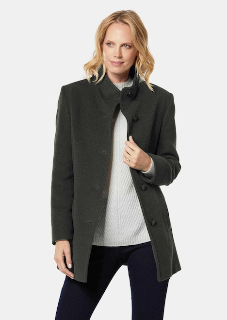 Unentbehrliche Wolljacke mit feinen Details
