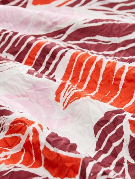 Crinkle T-Shirt mit Muster