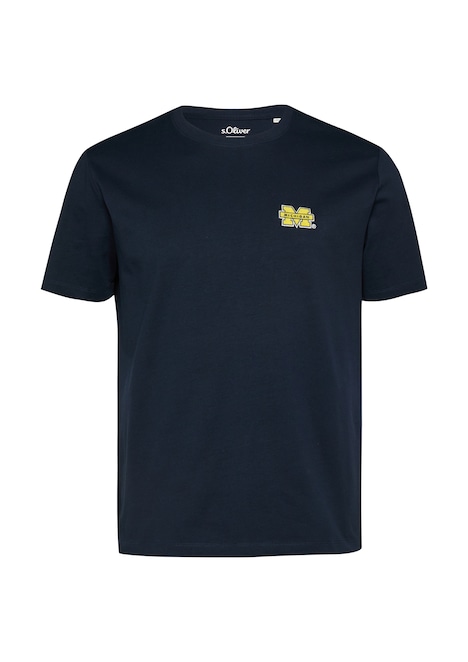 T-Shirt aus Heavy Jersey im Modern Fit mit College-Artwork