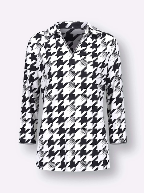 Poloshirt 3/4-Arm Mehrfarbig