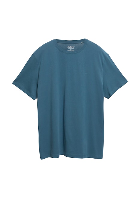 Baumwoll-T-Shirt mit Logo-Print