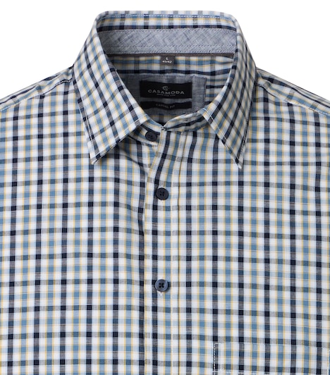 Freizeithemd Kurzarm kariert Casual Fit